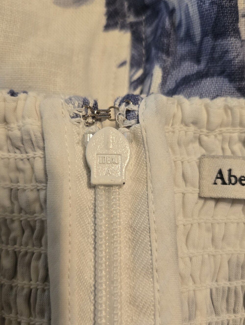 Abercrombie & Fitch Mini Dress Skorts Lining Linen Cotton Floral Medium Petite - Picture 8 of 14